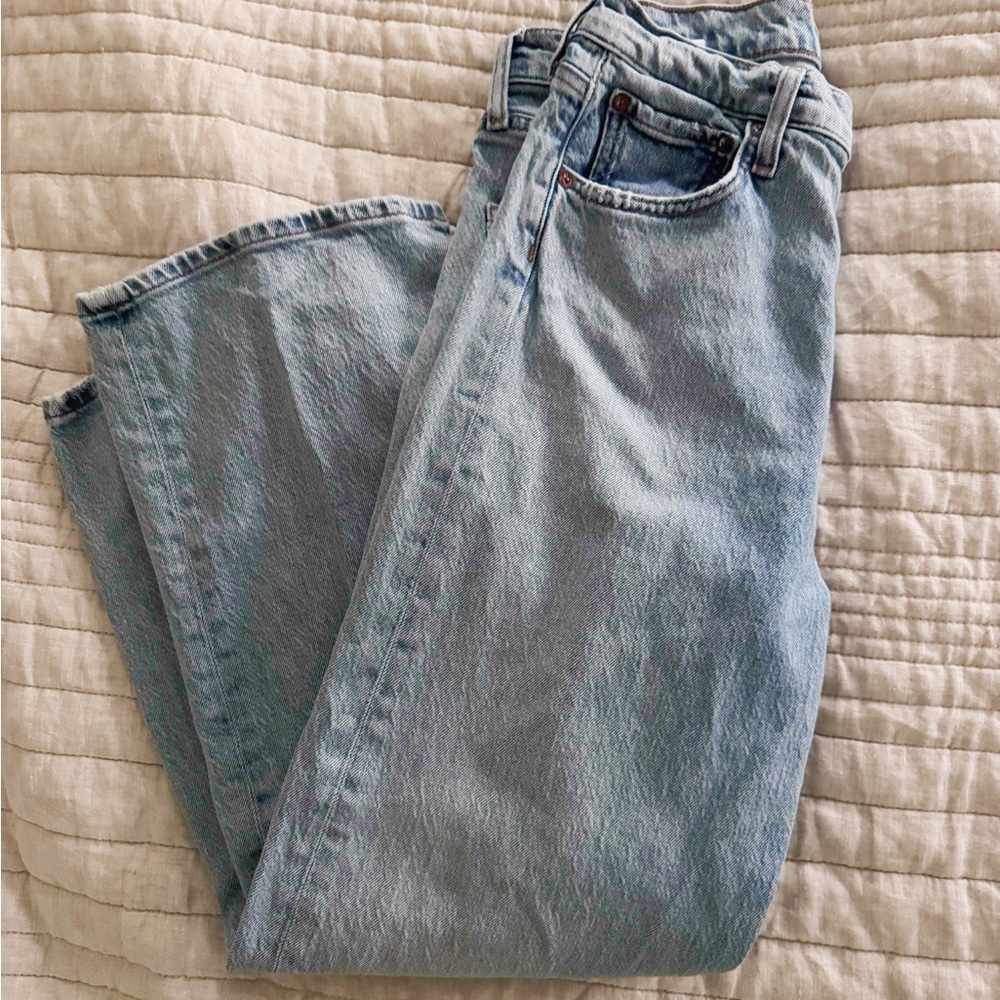AGOLDE Ren High-Rise Wide-Leg Jeans
